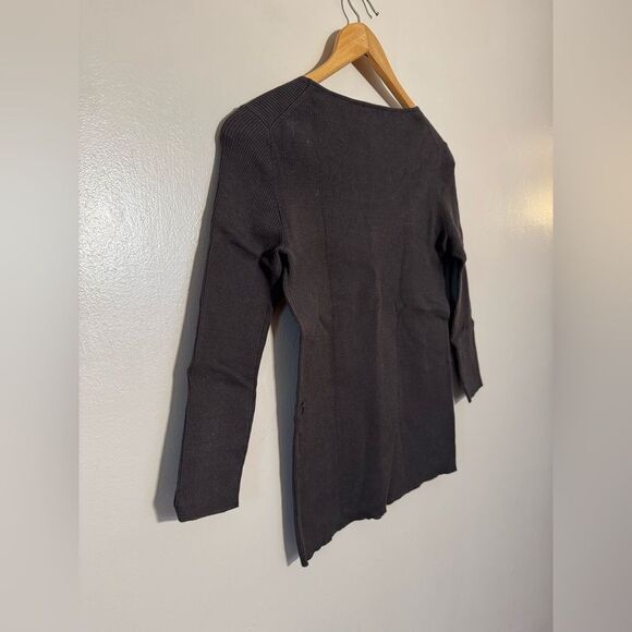 Brown Talbots Ribbed Sweater Size S EUC - Picture 4 of 5